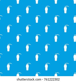 Death with scythe pattern repeat seamless in blue color for any design. Vector geometric illustration