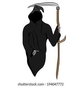 Death with scytheman
