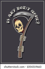 Death with Stythe Tattoo Design