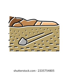 death valley color icon vector. death valley sign. isolated symbol illustration