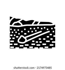 death valley glyph icon vector. death valley sign. isolated symbol illustration