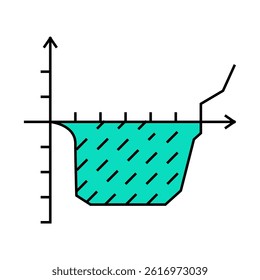 death valley line icon vector. death valley sign. isolated symbol illustration