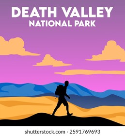 death valley national park with beautiful views