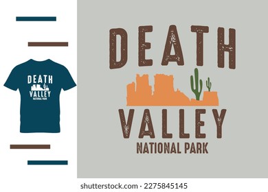 Death valley national park t shirt design