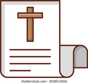 death vector flat color icon