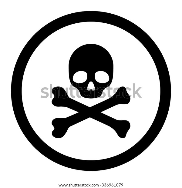 Death Vector Icon Style Flat Rounded Stock Vector (Royalty Free) 336961079