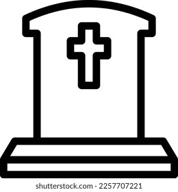 death Vector illustration on a transparent background. Premium quality symmbols. Thin line vector icons for concept and graphic design.