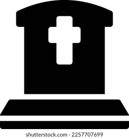 death Vector illustration on a transparent background. Premium quality symmbols. Glyphs vector icons for concept and graphic design. 
