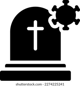 tote Vektorgrafik auf transparentem Hintergrund. Hochwertige Symbole. Glyphen Vektorsymbole für Konzept und Grafikdesign. 
