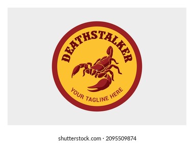 Deathstalker Logo - Scorpion Maskot Design