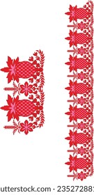 Deautiful hand drawn colour full floral design.