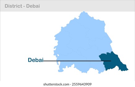 Debai sub-district map, Bulandshahr District, Uttar Pradesh State, Republic of India, Government of  Uttar Pradesh, Indian territory, Eastern India, politics, village, tourism