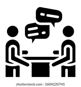 Debat Icon Element For Design