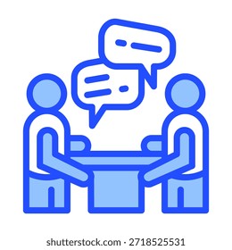 Debat Icon Element For Design