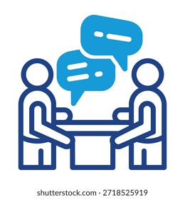 Debat Icon Element For Design