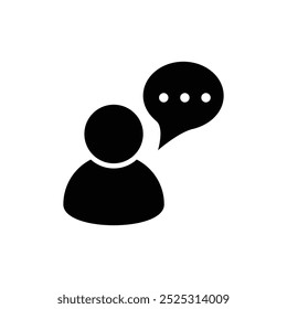Icono de debate o diseño de logotipo Ilustración vectorial de símbolo de signo aislado - Icono de Vector de estilo de línea de alta calidad adecuado para diseñadores, desarrolladores web, pantallas y Sitios web