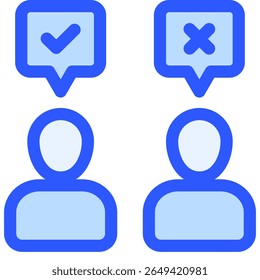 Debate icon symbol. Vector illustration