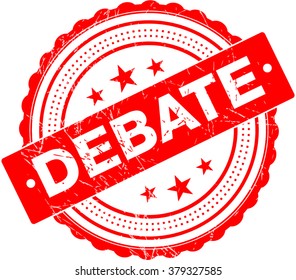 Debate Premium Quality Rubber Stamp