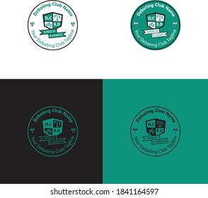 Debating Academy, Club Illustrations & Vectors Logo Vector Template.