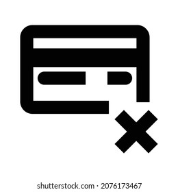 Debit Bold Outline Vector icons that can easily modify

