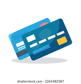 ilustración vectorial aislada de tarjeta de débito