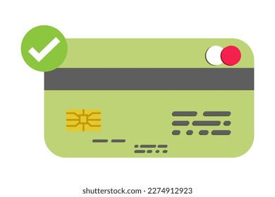 Debit card, credit card and Bank Card icon. EMV chip and magnetic stripe. Payment Terminal POS with ATM debit credit card. Electronic transaction cashless technology. Paying payment safety Secure.