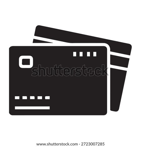 Debit card finance payment vector icon eps 10