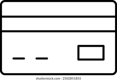 Diseño de icono de tarjeta de débito para uso personal y comercial