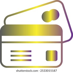 Debit Card icon design for personal commercial use