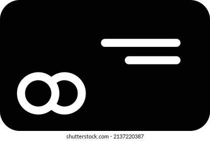 Debit Card Icon, E-Commerce Sign And Symbol Isolated On White Background.
