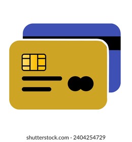 icono de tarjeta de débito. Ilustración. vector. SHOTLISTbanking