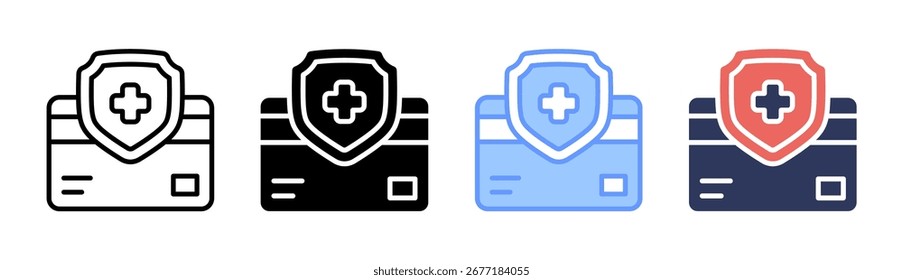 DebitkartensymbolSammlung mehrerer Stile festlegen