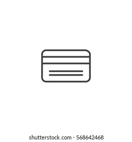 debit card icon. sign design