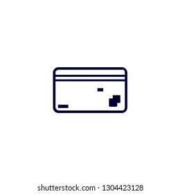 debit card icon vector illustration