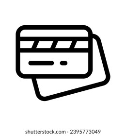 Debit Card Icon Vector Symbol Design Illustration
