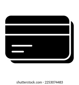 Debit card vector, credit card icon of atm card