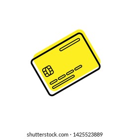 debit or credit card icon vector