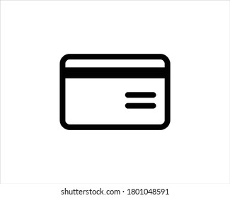 Debitzahlungssymbol und Symbol - Vektorgrafik.