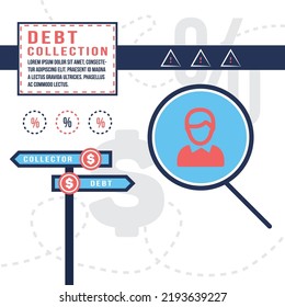 Debt Collection Infographic Template For Collecting Agencies