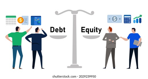 Debt To Equity Ratio Company Fundamental Review Financial Liabilities And Wealth For Investor