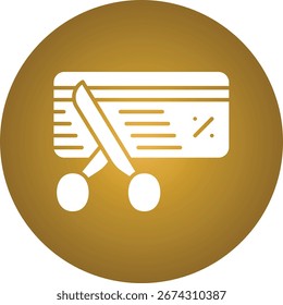 Debt Free sinle vector icon illustration