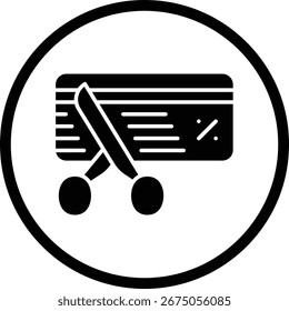 Debt Free sinle vector icon illustration