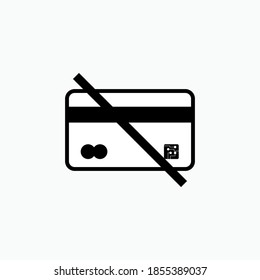Debt Icon. Business Element Symbol - Vector Logo Template.