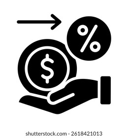 Debt Icon Element For Design