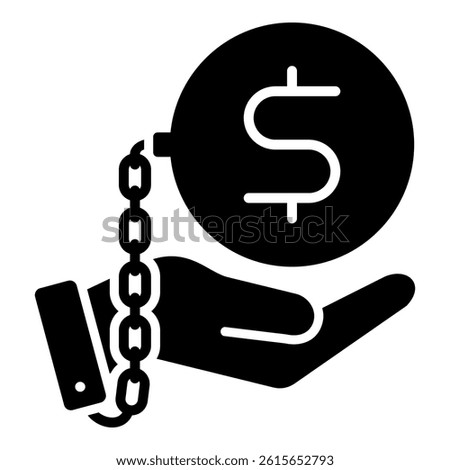 Debt Icon Element For Design