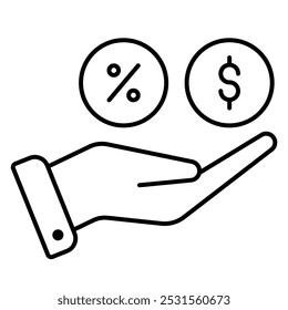 Debt Icon, Finance, Loan, Bussines