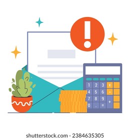 Gestión de la deuda. Organización, seguimiento y pago de deudas. Planificación y presupuestación financieras. Desarrollo de la estrategia de pago. Ilustración vectorial plana