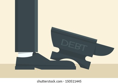 debt on foot