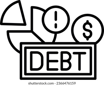 Debt Pixel Perfect Detail Icon