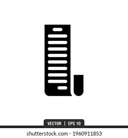 Debt Silhouette icon vector, illustration logo template in trendy style. Suitable for many purposes.